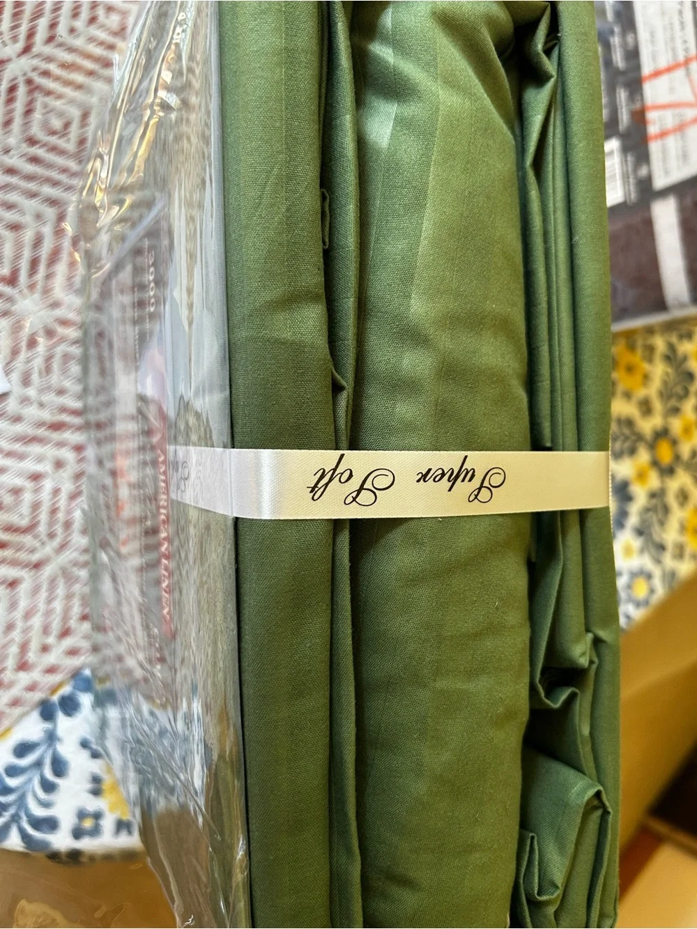 Allure 3000 King Bamboo Blend Sheet Set Olive Green 4 Pc, Deep Pocket, Cooling